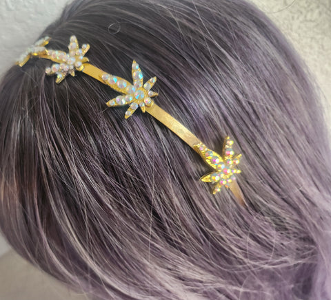 Gold kush crowns with rhinestones