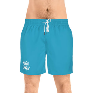 Kushdawgz Men's Mid-Length Swim Shorts