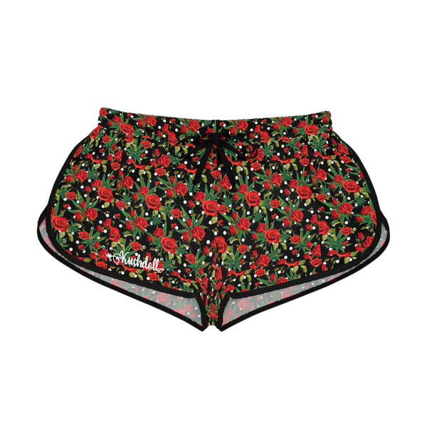 Kush and Roses relaxed-fit shorts