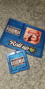 RollUp Rolling Tray/ashtray set