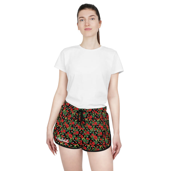 Kush and Roses relaxed-fit shorts